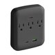 thumbnail image 2 of Enchufe de pared con puertos USB-C | Adaptador de viaje con múltiples tomas | 3 puertos de carga de CA y dos puertos USB | Enchufe de pared compacto para oficina en casa, 2 of 6