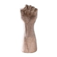 thumbnail image 2 of DOLITY Homyl Elegant Human Body Modern Hand Shape Arm Ceramic Vase, Artificial Flowers Brown Left Hand, 2 of 9