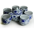thumbnail image 2 of Porcelain Teapot Tea Set 1 Teapot 6 Tea Cups,Coffee Pot Kettle Ceramic gifts Tabletop Decor (Set 10oz pot 3oz cups), 2 of 5