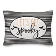 thumbnail image 2 of Creative Products Lets Get Spooky Black Stripes 14x20 Spun Poly Pillow, 2 of 3