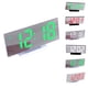 thumbnail image 3 of Reloj despertador digital Reloj con espejo LED Pantalla multifunción Mesa de luz LCD nocturna Escritorio Sistema de 12/24 horas Scienceny JJ25294-02B, 3 of 6