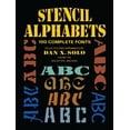 thumbnail image 3 of Lettering, Calligraphy, Typography Stencil Alphabets: 100 Complete Fonts, (Paperback), 3 of 3