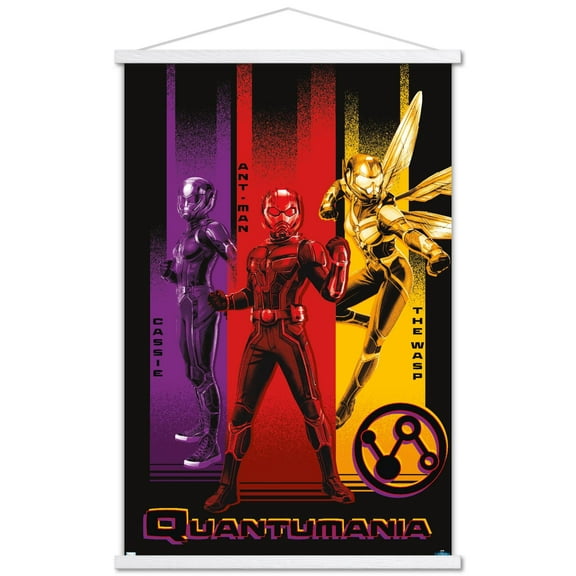 Marvel Ant-Man And The Wasp: Quantumania - Trio Wall Poster with Magnetic Frame, 22.375" x 34"