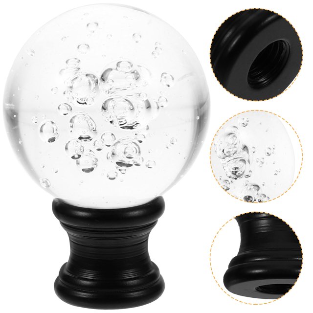 CTIRCHIU Embouts de Lampe en Alliage d'Aluminium Noir 1Pcs Décoration Simple pour Salon