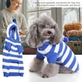 thumbnail image 3 of Striped Pet Sweater, Dog Sweater Turtleneck Breathable Pet Turtleneck Sweater  For Cat For Dog For Winter, 3 of 8