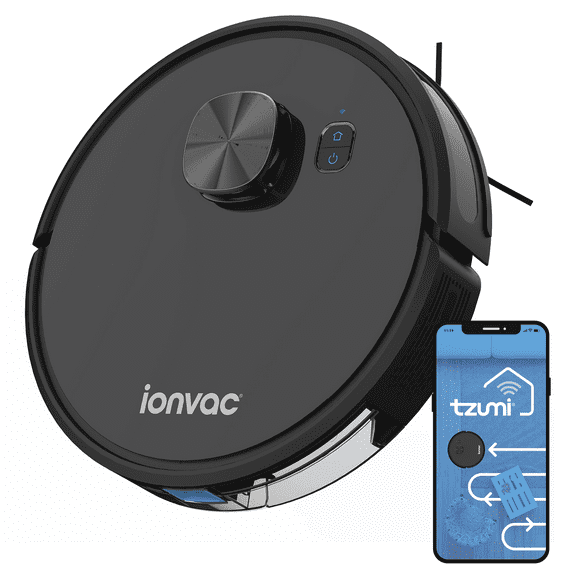 Ionvac OptiMax Robovac, Laser Mapping Robot Vacuum Cleaner with Wi-Fi, New