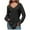 Black, variant on Diufon Womens Tunic Tops for Leggings Long Sleeve V Neck Pullover Shirt Solid Color Loose Basic Blouse