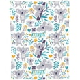 thumbnail image 6 of Koala Blanket Super Soft Warm Bed Bedding Throw Blankets Cute Girls Boys Gifts for Couch Bedroom Sofa Office Car, All Season Cozy Flannel Plush Blanket for Kids Adults, 50"X40", 6 of 6