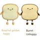 thumbnail image 4 of Almohada de pan tostado, divertida almohada de peluche con forma de pan, pequeña, 4 of 5