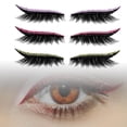thumbnail image 4 of 3 pares de pegatinas de delineador de ojos y pestañas reutilizables E Zulema  Delineador de ojos pegatinas de pestañas, 4 of 7
