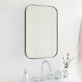 thumbnail image 5 of Mid-Century Modern Chic Metal Rounded Wall Mirrors 30'' x 40'' - Rubbed Bronze, 5 of 5