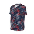 thumbnail image 2 of Rocae Cool Red Off-Road Vehicle for Breathable Men's Baseball T-Shirt Fashionable Casual Baseball Jersey, Moisture-wicking Sportswear Medium, 2 of 9