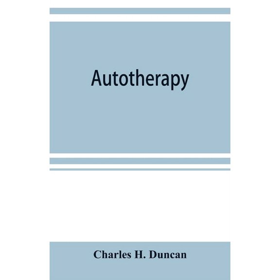 Autotherapy, (Paperback)