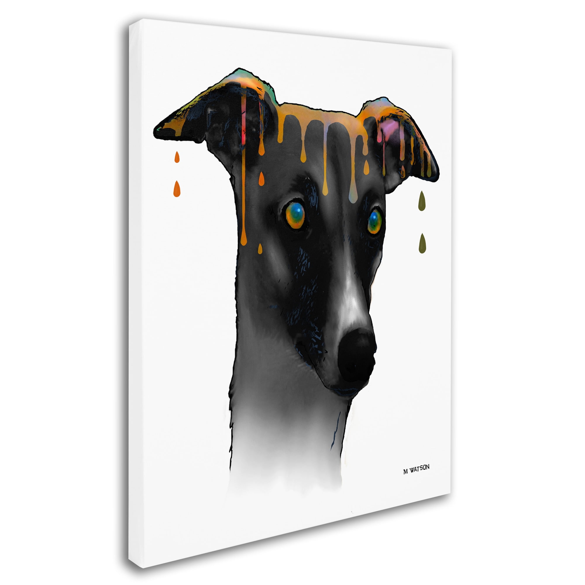 Marlene Watson "Greyhound" Canvas Art