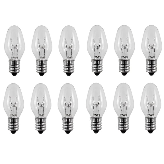 HIBIBUD 15W Light Bulbs,Candelabra Base (12 Pack)