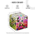 thumbnail image 2 of Leather Tissue Box Cover Square - Colorful Tie Dye Stained Glass A Waterproof Tissue Box Holder Paper Case Organizer Dispenser for Modern Home Office Room Home Bathroom Decor, 2 of 7