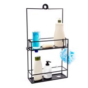 Umbra Cubiko Two Shelf Shower Caddy, Black