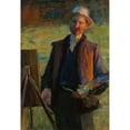 thumbnail image 2 of Leon Wyczółkowski 11x14 Gold Ornate Wood Frame and Double Matted Museum Art Print Titled - Self-Portrait (1896-1900), 2 of 4