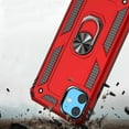 thumbnail image 5 of For Samsung Galaxy A14 5G Military Grade Rugged Dual Layers 2in1 Hard PC + TPU Shockproof Hybrid with Ring Kickstand Cover ,Xpm Phone Case [ Red ], 5 of 8