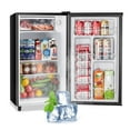 thumbnail image 2 of CONCETTA Small Refrigerator with Freezer, Compact Single Door, Compact Freezers, Silver, 2 of 5