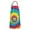 Colorful Rainbow Tie, variant on Colorful Rainbow Tie Dye Spiral Pattern Apron-Garden Aprons for Women with Pockets-Cotton Linen Waterproof Kitchen Cooking Gardening Aprons Adjustable for Kitchen,Cooking,BBQ and Salon 33x27 Inch