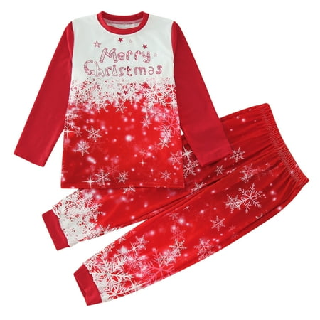 

Jtckarpu Pajamas Christmas Pajamas For Kids Print Children S Organic Cotton Kids Christmas Pajamas
