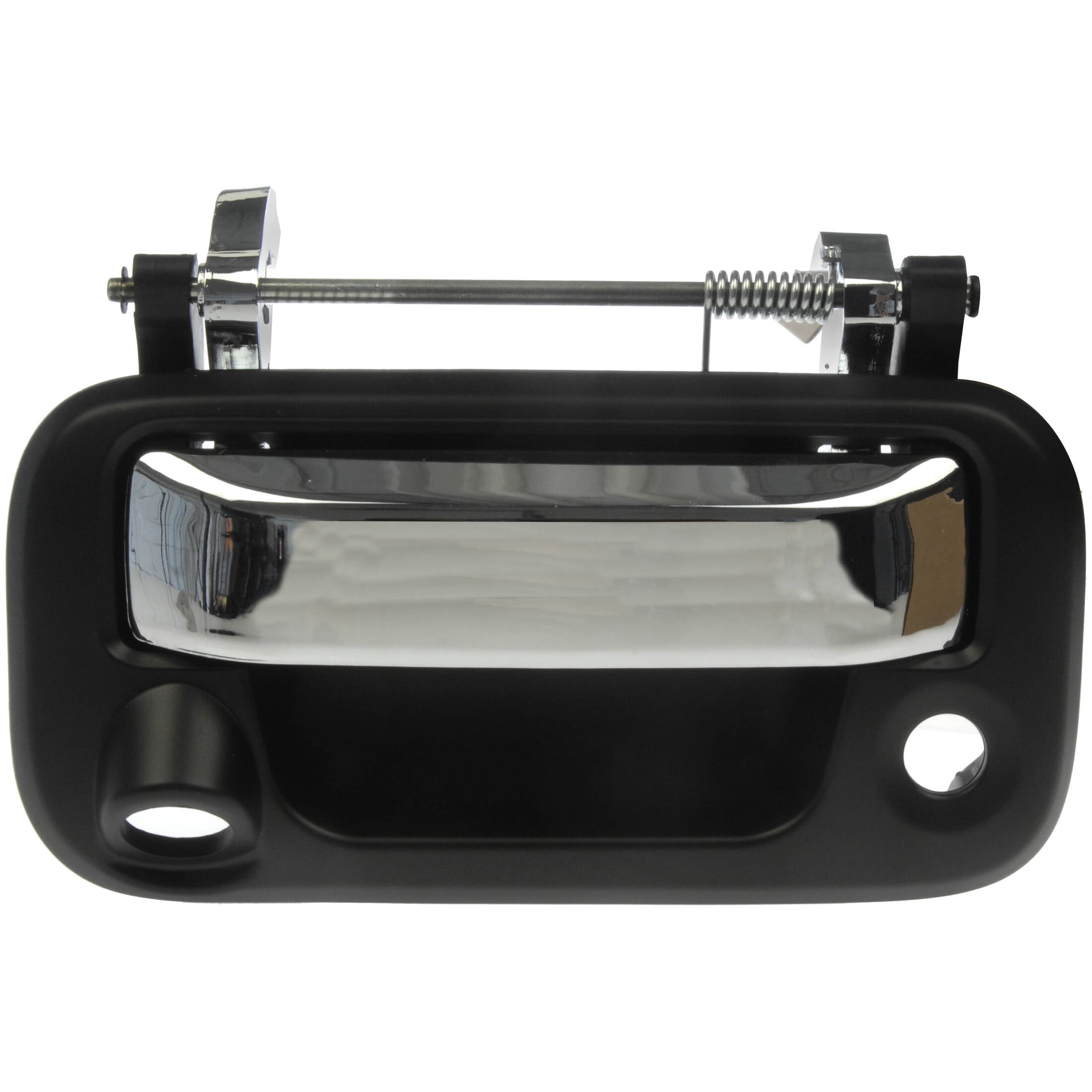 Dorman 81077 Tailgate Handle for Specific Ford / Lincoln Models, Chrome Lever and Black Housing