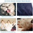 thumbnail image 4 of Dog and Cat Beauty Gloves (Blue), Soft Hair Removal Brush Gloves, Effective Hair Removal Gloves, Massager Tool, Improved Five Finger Design, Suitable for Long/Short Fur of Dogs, Cats, 4 of 5