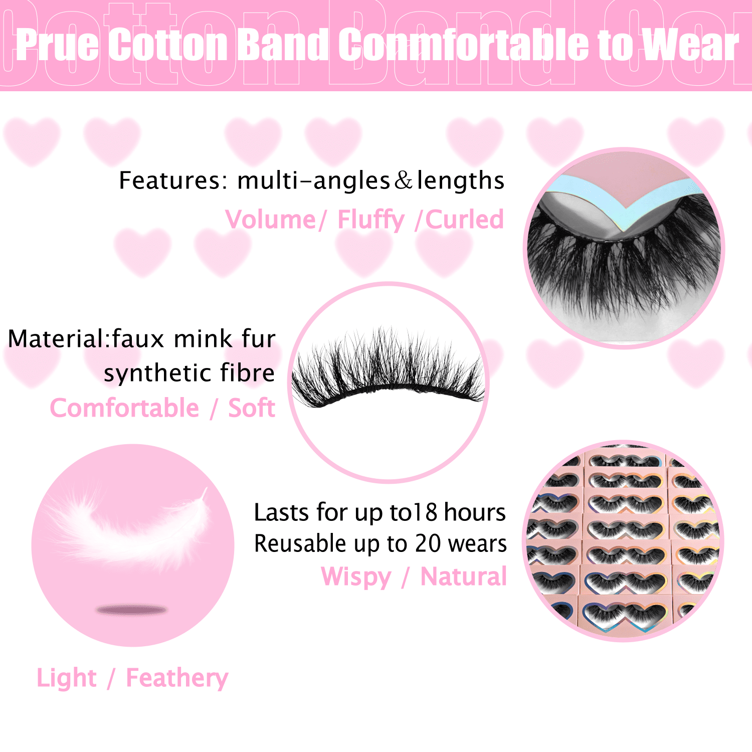 27pairs eye lashes