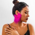 thumbnail image 1 of Style Party Short chocker Sweet Cool Feather Collar Ribbon Niche Performance Necklace, 1 of 6