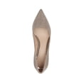 thumbnail image 3 of BADGLEY MISCHKA Womens Beige Comfort Glitter Rudy Pointed Toe Stiletto Slip On Dress Pumps Shoes 9 M, 3 of 4