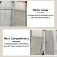 thumbnail image 4 of Estuche con asa 3 compartimentos, gran capacidad, estuche para niñas y niños, estuche para lápices de lona de calidad, para guardar material de oficina y escolar TUNC Sencillez, 4 of 5