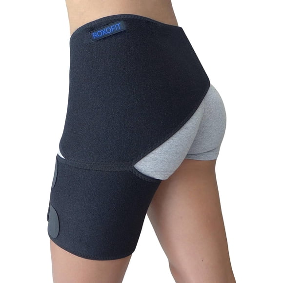 Soporte de cadera Roxofit para aliviar el dolor de la ciática, negro