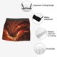 thumbnail image 3 of Balery Magma Fire Black Dragon Calzoncillos bóxer para hombre, ropa interior de algodón suave y transpirable con cinturilla de nailon-Medium, 3 of 5