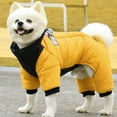 thumbnail image 2 of TELOLY 1Pcs Dog Snowsuit,Polyester Dog Shirts,Girl Dog Clothes,Yellow,S, 2 of 6