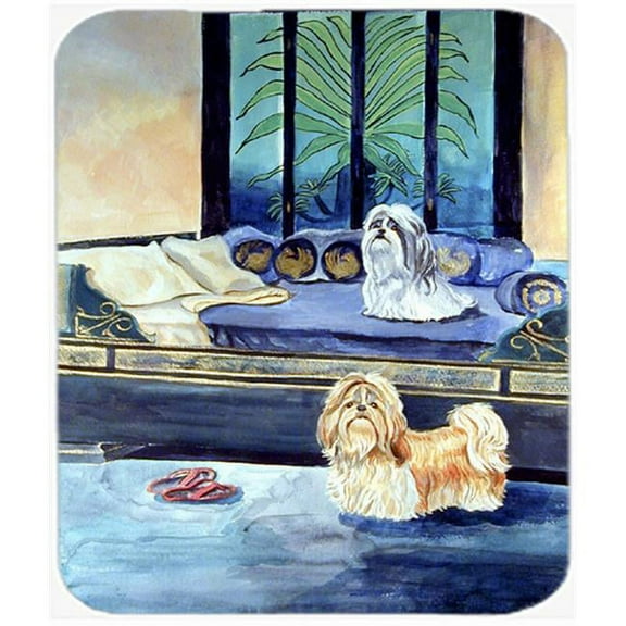 Carolines Treasures Shih Tzu Tan and Silver Mouse Pad- Hot Pad or Trivet