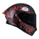 thumbnail image 2 of Casco Roda Rush Negro Rojo Mate Color Bones Mica Humo Abatible Svs multicolor S, 2 of 6