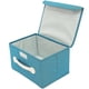 thumbnail image 1 of Fabric Storage Box for Toy Sorting Sky-Blue Storage Bin, 1 of 4