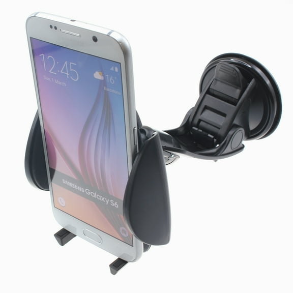 Dash Car Mount for Galaxy J7/J5/J3/J2/J1 - Windshield Holder Cradle Rotating Dock Suction M7Q Compatible With Samsung Galaxy J7/J5/J3/J2/J1