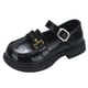 thumbnail image 3 of Zapatos para niños Primavera y Otoño Zapatos negros para niñas pequeñas Zapatos de cuero para niñas Zapatos de princesa de suela suave Zapatos de moda para niños medianos y grandes, 3 of 6