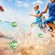 thumbnail image 3 of Piscina de silicona juguetes bolas de agua recargable Splash Magic Water Ball para niños niñas FLhrweasw Nuevo, 3 of 9