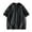 Black, variant on ZZwxWA Mens Oversized T Shirts Heavyweight Plain Basic Tees Short Sleeve Crewneck Loose Fit Spring T-Shirts Tops