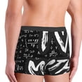 thumbnail image 5 of Haiem I love Math Men's Boxer Briefs, Every Day Comfort Stretch Cotton Moisture-Wicking Underwear-Small, 5 of 9