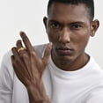 thumbnail image 3 of ChainsProMax Men/Women Cuban Link/Spinner Rings, Size #06-#14, 18K Gold Tone, 3 of 9