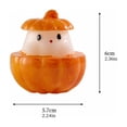 thumbnail image 3 of Halloween Ghost Scented Candle Freesia Pumpkin Ghost Wax Candle 2.44x2.99 Inch Cute Spooky Home Table Decor Holiday Gift, 3 of 8