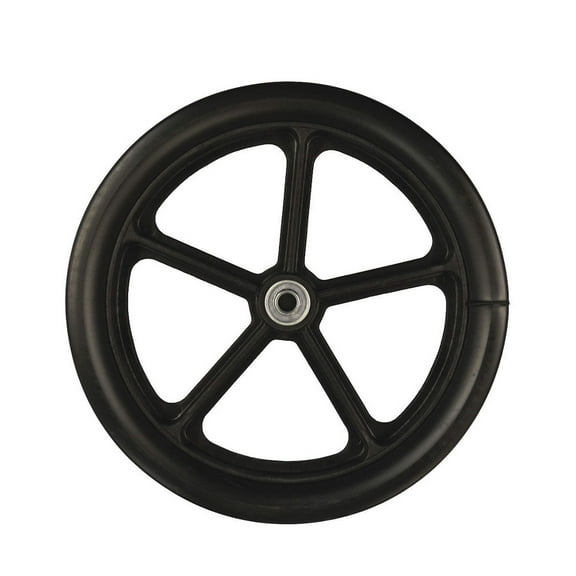 Billy Goat Solid Rubber Spoked Wheel Assembly for Vacuums / KD512SP, KV600SPFB, TKD512SP, TKV650SPH / 900509-S