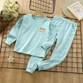 thumbnail image 2 of Gubotare Girl Pajamas Baby Pajama Sets Snug fit Cooling Pjs for Girls Boys Kids Toddler, Cool-touch Sleepers Sleepwear 12 18 Months (Grey,12-18 Months), 2 of 4
