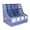 Blue, variant on SAYEEC Black Plastic 4-Compartment Vertical Desk File Organizer, Magazine & Document Storage for Office Home