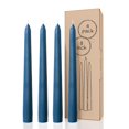 thumbnail image 3 of CANDWAX 8 inch Taper Candles Set of 4 - Dinner Candles Dripless - Tall Candles Long Burning Perfect for Dinner or Party Candles Decor - Dark Blue Candles, 3 of 4