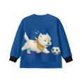 thumbnail image 5 of Xoenoiee West Highland White Terrier Soccer Print Girls Oversized Sweatshirt Casual Long Sleeve Pullover Tops Lightweight Loose Crewneck Sweatshirts, 11-12 Years, 5 of 7